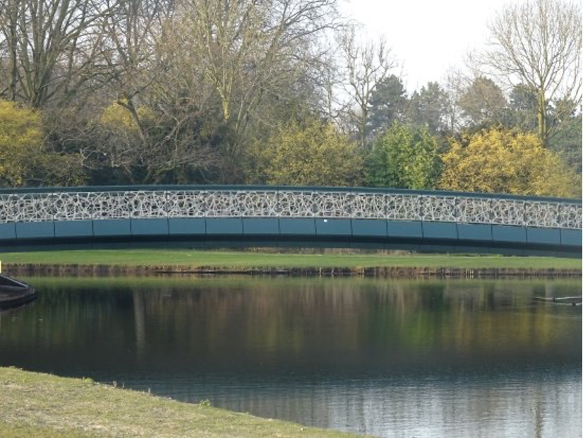 Prinses Irenebrug Beatrixpark Amsterdam (ontwerp Paco Bunnik / Cyrus Clark)