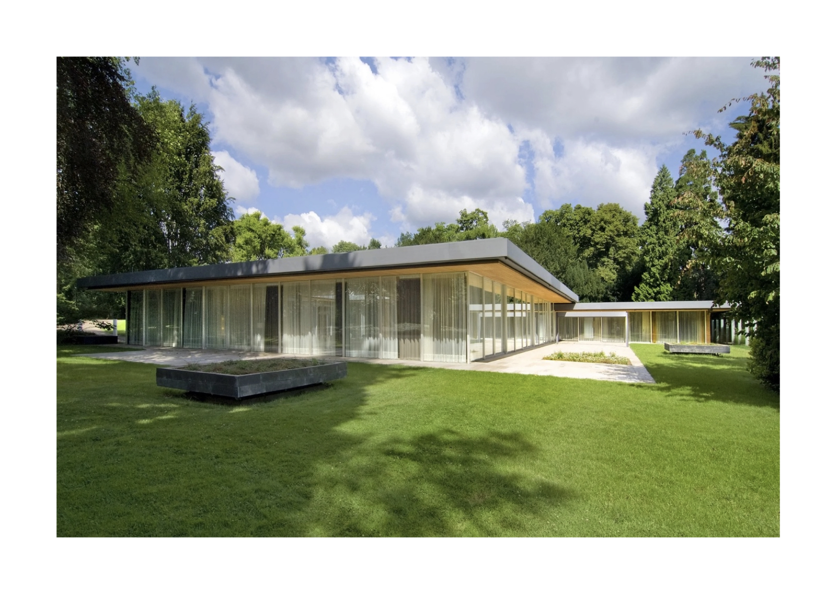 Kanzlerbungalow architect Sep Ruf 1963 (foto Haus der Geschichte)