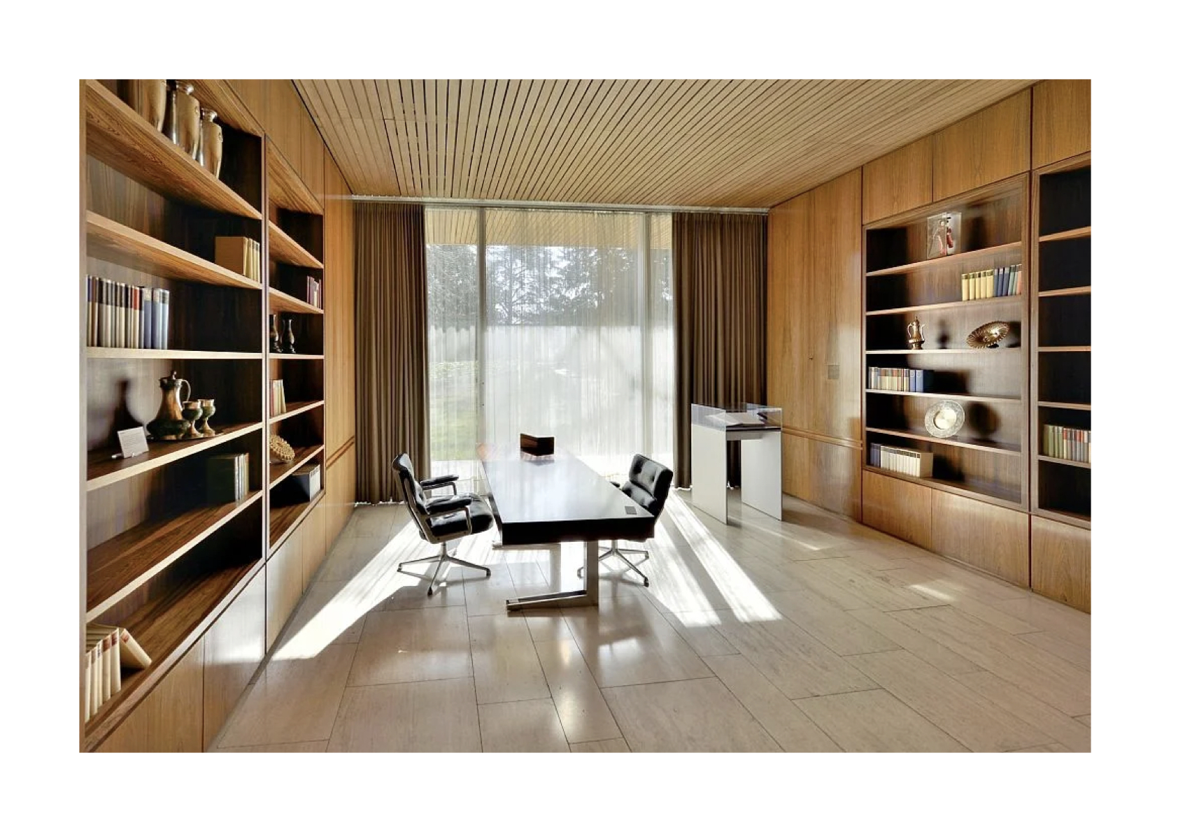 Kanzlerbungalow architect Sep Ruf 1963 (foto Haus der Geschichte)