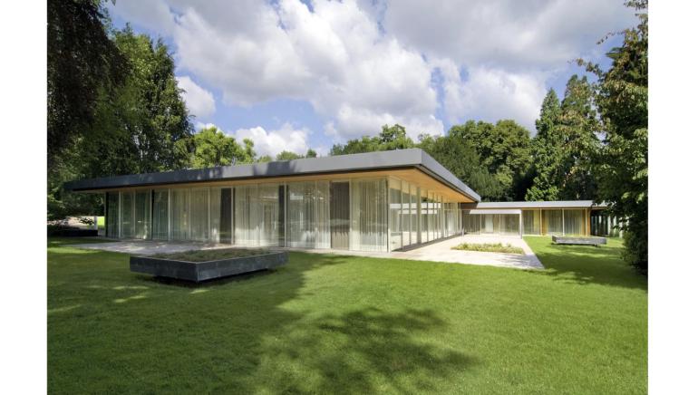 Kanzlerbungalow architect Sep Ruf 1963 (foto Haus der Geschichte)